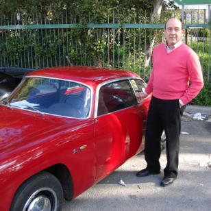 Gino Giugno Lancia Appia Zagato La targa Florio della Giulietta 